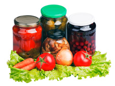 罐装水果和蔬菜